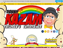 Tablet Screenshot of dannykazam.com